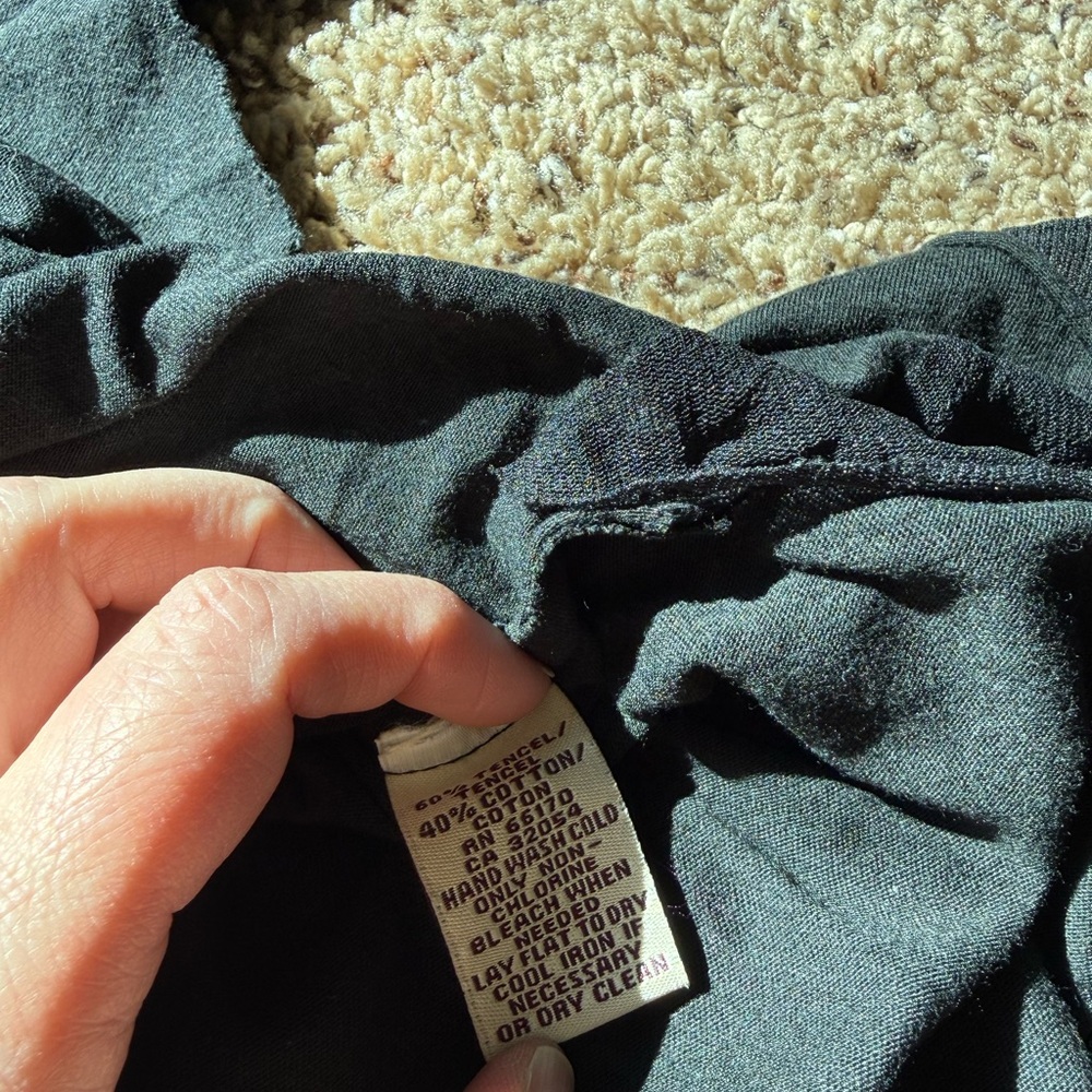 Free People Black Asymmetrical Skirt - Picture 4 of 9